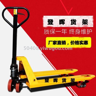 Manual hydraulic forklift truck hand pallet trucks lengthened lengthened lengthened Truck 2 tons