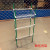 Three-Layer Storage Rack Bevel Fruit Rack Movable with Roller
