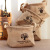 Cotton jute bag storage basket desktop multi-function finishing box flower sets