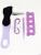 Manicure aid: 5 pieces of interfingered thinning device/nail clippers/nail file/brush bag