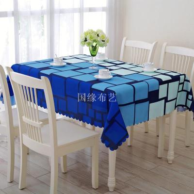 Waterproof cloth printing table tablecloth oil table tablecloth rectangular table cloth