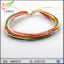 A plurality of multi-layer woven leather wax rope bracelet magazine star with Wang Junkai weave bracelet bracelet