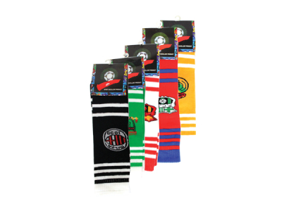Hj-s046 children football stockings cotton absorbent and breathable black and white yellow red women's stockings.