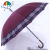 Qifeng 12P-188M high-end business temperament wooden umbrella long handle wind reinforcement semi automatic umbrella