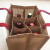 High-End Linen 6-Grid Gift Red Wine Wine Packaging Bag
