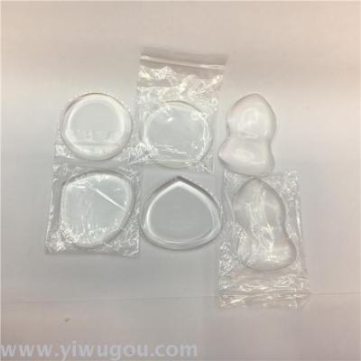 Direct sales of new creative model of jelly powder puff round heart gourd shape hot sale