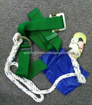 The safety belt green belt aerial waist single polypropylene
