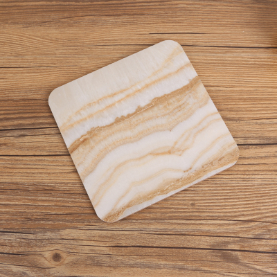 Manufacturers direct marketing creative bamboo marble dining mat hot mat table mat heat-resistant mat