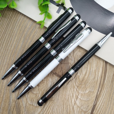 2017 touch screen pen pen metal pen pen rotating metal custom LOGO