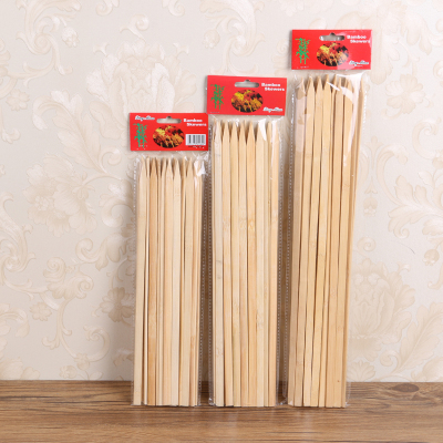 Manufacturers direct sales of natural bamboo bamboo products barbecue sticks flat sticks