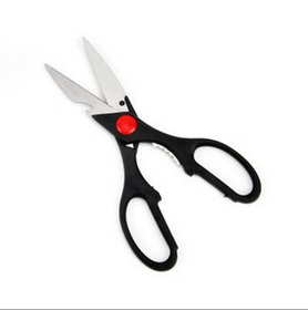  stainless steel kitchen scissors kitchen multi-purpose scissors can scrape fish scales open walnut kitchen gadget