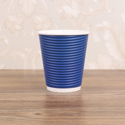 Manufacturer 12Oz Anti-Scald Angular Cup Disposable Cup Printing Paper Cup Paper Cup Customized