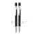 Black Ballpoint Pen Press Metal Pen Logo Custom High-End Hotel Ballpoint Pen Gift Pen