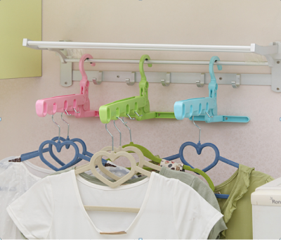 Multifunctional clothes hanger shelf clothes TV TV shopping