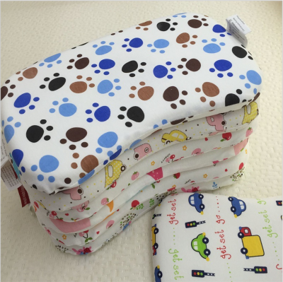 Manufacturers direct sales of new baby memory pillow lycra cotton baby children slow rebound memory pillow.