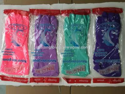 Labor protection gloves PVC household gloves single color PVC household gloves