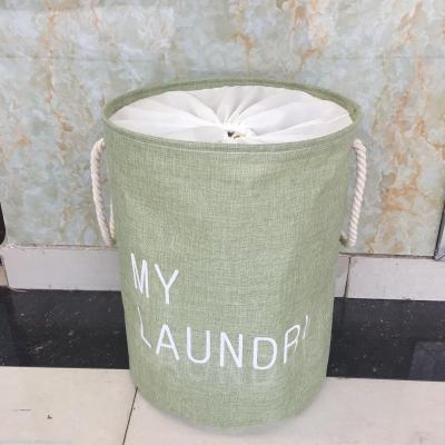Manufacturers selling cotton waterproof beam instoragebarrels dirty clothes basket collecting and folding basket