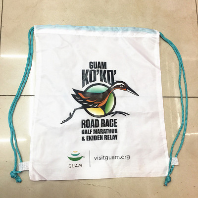Heat transfer printing custom beaded bag with drawstring bag Oxford cloth bag