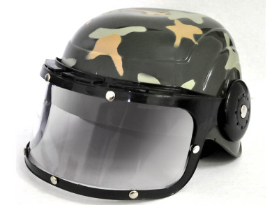 Camouflage Army hat with face mask