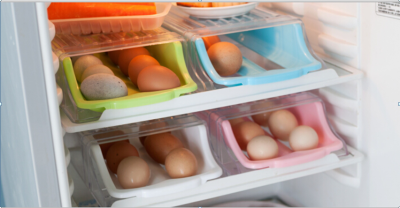 Egg storage box drawer type easy to pick up space multi-purpose kitchen gadget