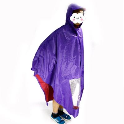 Double poncho raincoats Motorcycle Electric poncho thickened in adult male and female bike