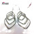 Multilayer spiral Frosted Female fashion popular temperament long Pendant Earrings Accessories Manufacturers Direct