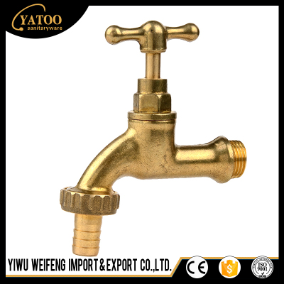 Polished brass forging South America slowly open washing machine used by outdoor faucet water mouth