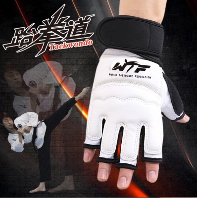 New taekwondo boxing tactics children's half-finger glove factory