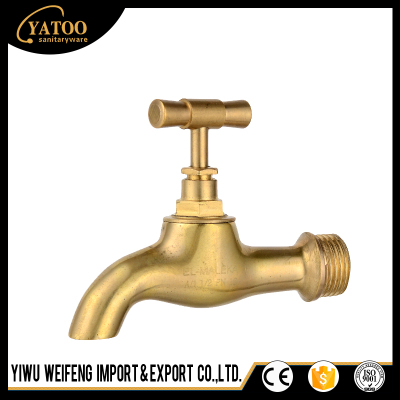 Polished brass copper handle a slow boiling water mouth water tap small Middle East Southeast Asia