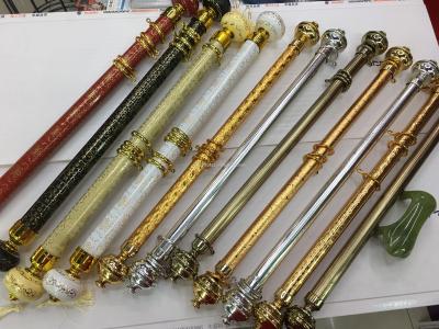 35 gold-plated bar 26 gold-plated bar gold curtain rod iron bar