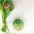 with Rope Seven Colors Noctilucent Elastic Jumping Ball Crystal Flash Ball Stall Hot Sale Luminous Toy