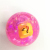 Colorful ribbon bouncer duck ball 6.5cm glitter water ball crystal ball stand