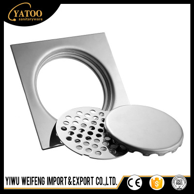 Against the stench, floor drain thickening plating 304 stainless steel floor drain bathroom accessories