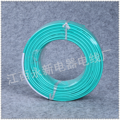 National standard copper single - core multi - strand flexible wire control line red and green oxygen - free copper flame retardant wire