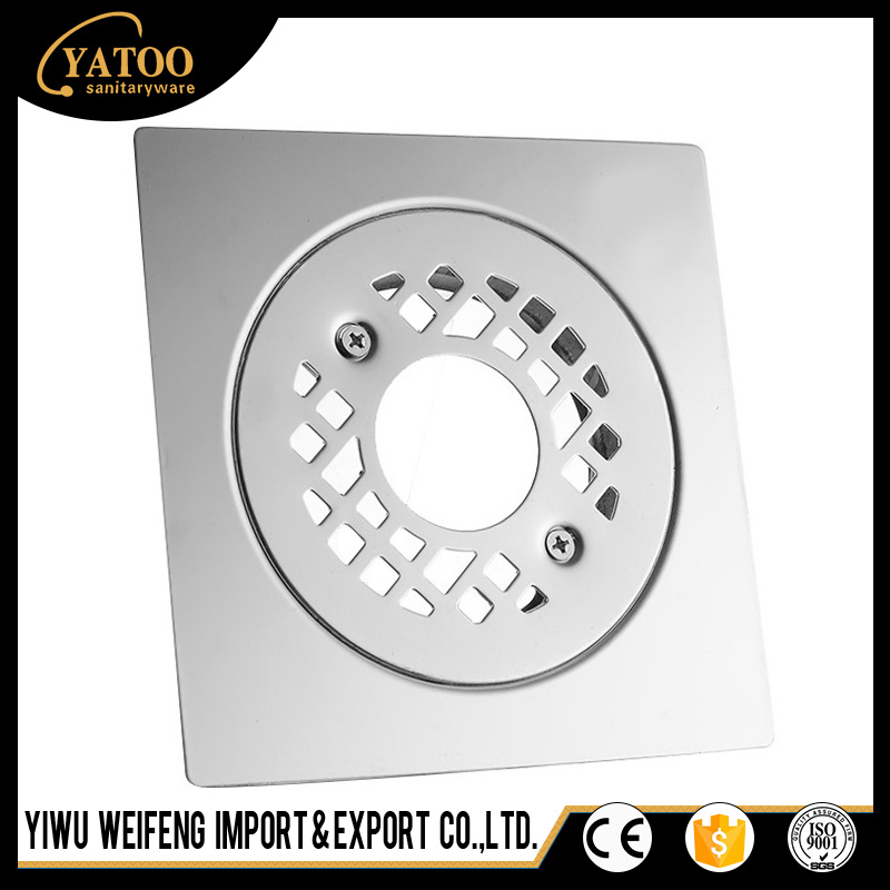 304不锈钢电镀洗衣机铜芯抽拉防臭防堵浴室地漏