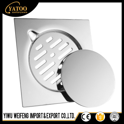 Thickening odor-proof dual-use 304 stainless steel floor drain the deep drainage washing floor drain