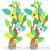 Kindergarten Decorative Material Foam Stickers Blackboard Newspaper Layout Props Flower Tree Wall Stickers Children's Room Wholesale