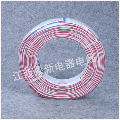 Double core red and white wire copper wire high temperature wire car modification Double line