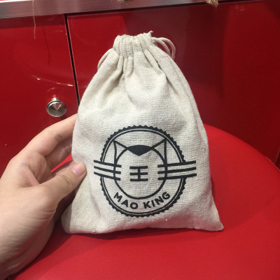 Imitation Linen Drawstring Bag Drawstring Bag Buggy Bag Customizable Logo