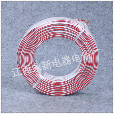 Double core wire copper flexible wire red and white Double line high temperature wire side by side copper wire