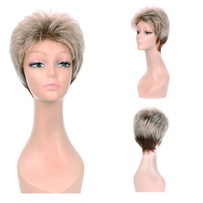 European and American short style bouffant hair color change color change of the wig - carlong wig spot sales.