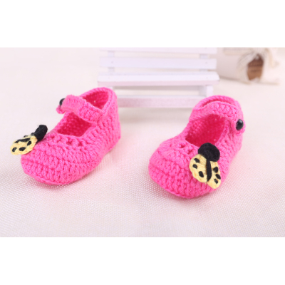 Ladybug Shoes Wool DIY Handmade Material Package Non-Finished Products Factory Direct Sales