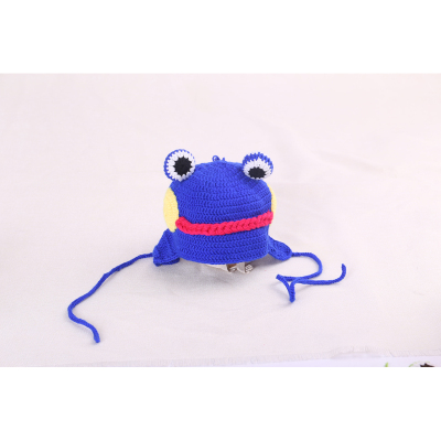 Wool Crochet DIY Handicraft Gift Creative Materials Kit Frog Hat