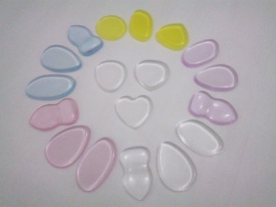 The beauty of new transparent Pu transparent silicone powder puff puff do not eat