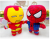 Q version of the Avengers alliance Superman Captain America spider man Thor iron man character plush toy factory
