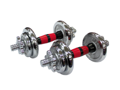HJ-047-A051 plating combined dumbbell