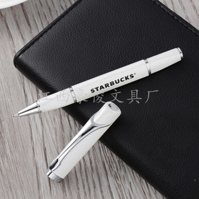 Foreign Trade Promotion Rotating High-Grade Neutral Metal Ball Point Pen Office Stationery Student Essential Set