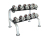 HJ-A207 high grade dumbbell rack