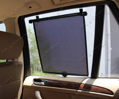 Car Rolling Sun Shade With Suction Cups