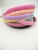 Curly Top Ornament Candy Color High Quality Acrylic Vent Comb Headband 1.5C Hair M Hoop Headband
